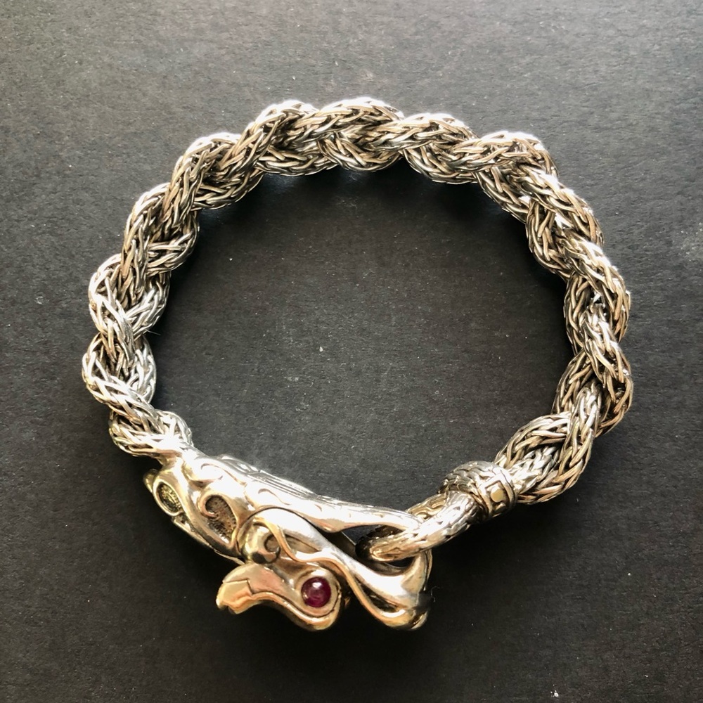 John Hardy
Ruby Naga Legends Woven Dot Bracelet - Picture 8 of 10
